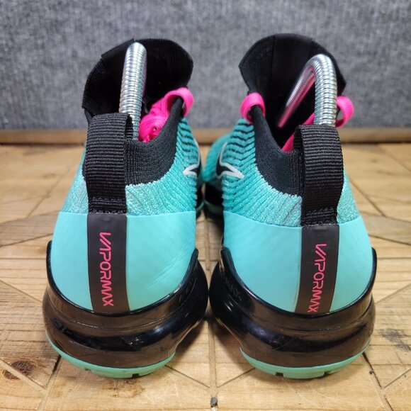 🔥 Nike Air Vapormax Flyknit 3 Mens 9 South Beach Running Gym Walking Sneakers - Picture 7 of 12